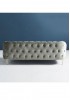 Simon Buttoned 3 Seater Sofa - Floor Model *DUSKY BLUE* 